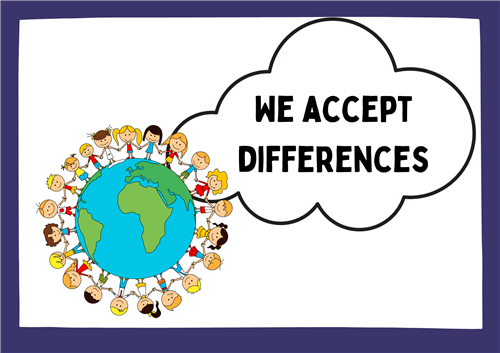 We accept differences