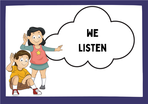 We listen